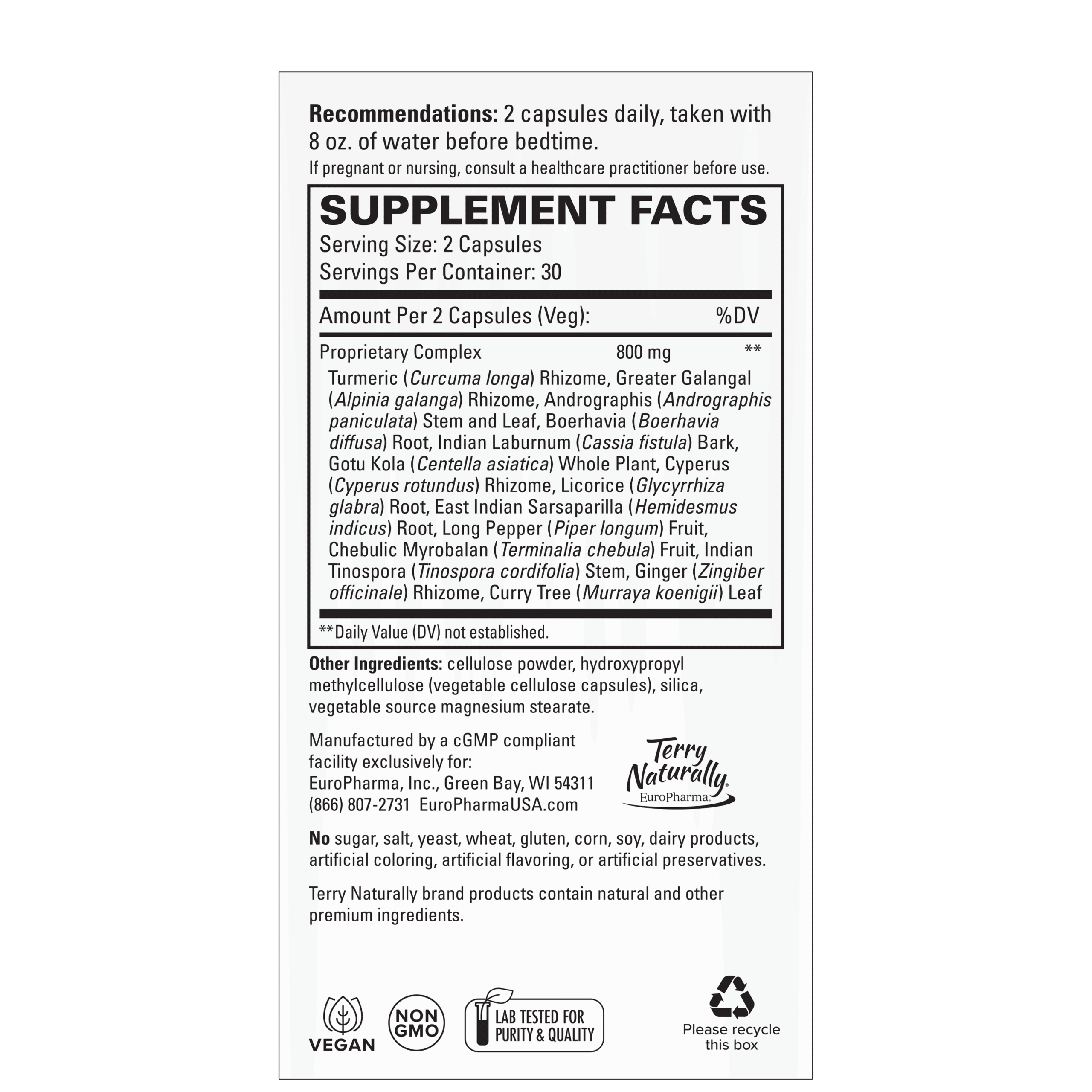 ayurvedic digestive formula facts