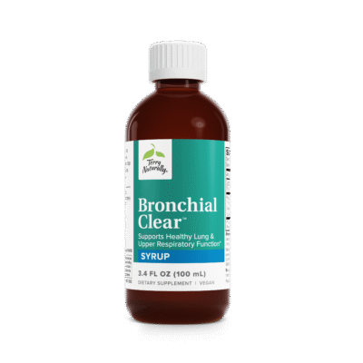 bronchial clear syrup bottle