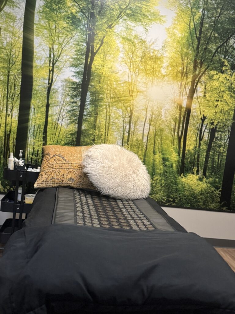 reflexology treatment table