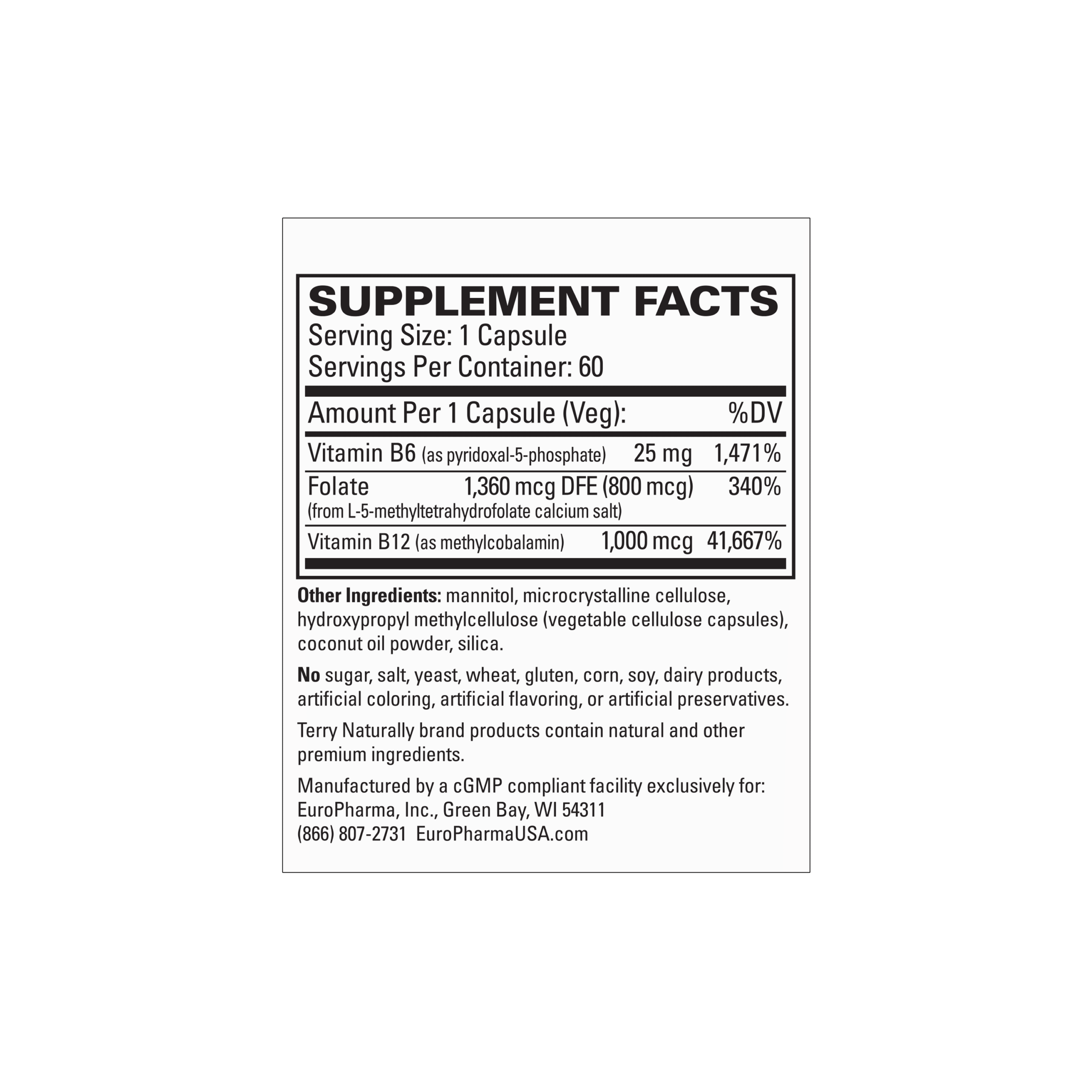 bioactive vitamin b facts