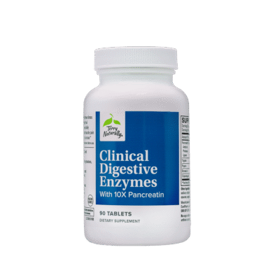 clinical digestive enzymes bottle