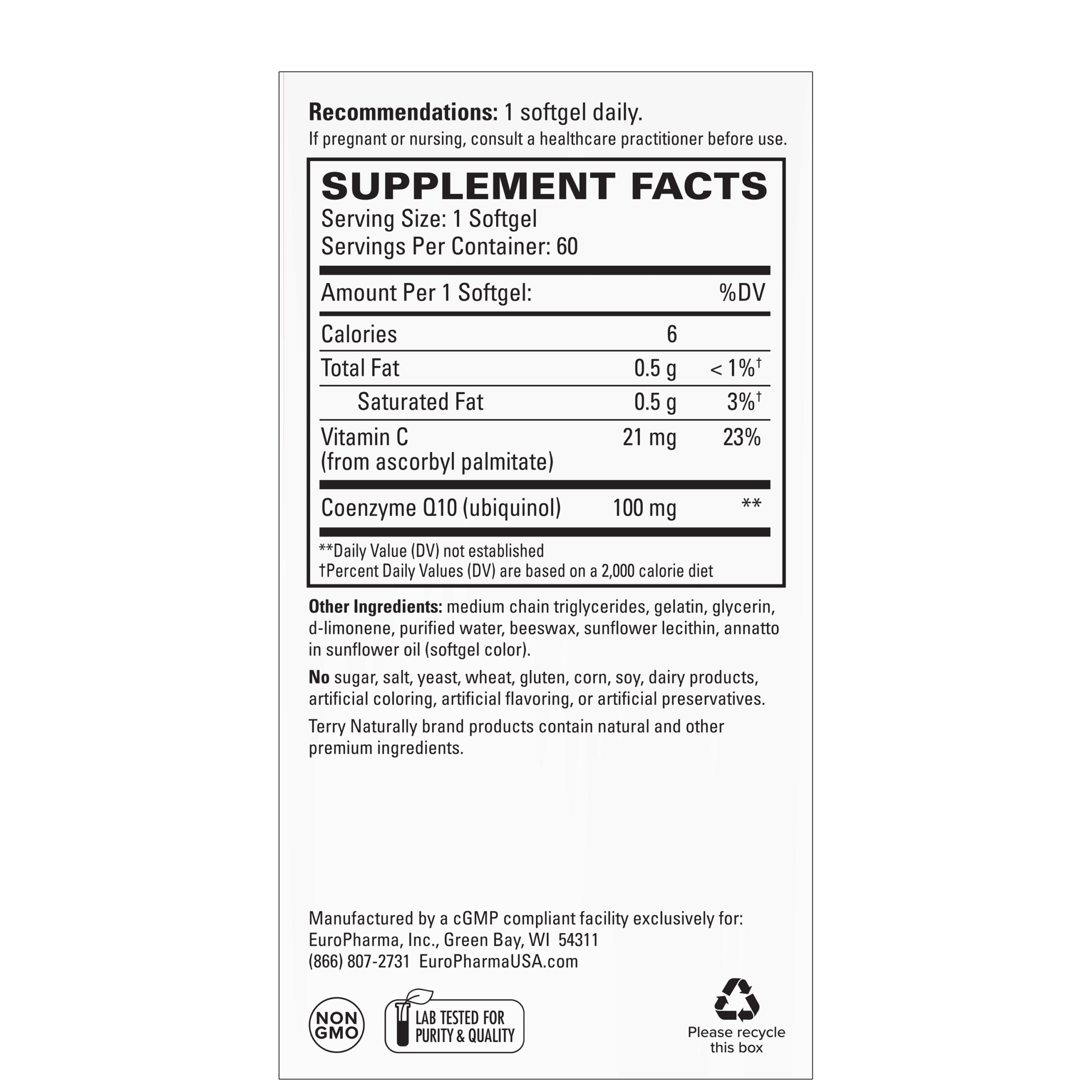 coq10 bioactive ubiquinol facts