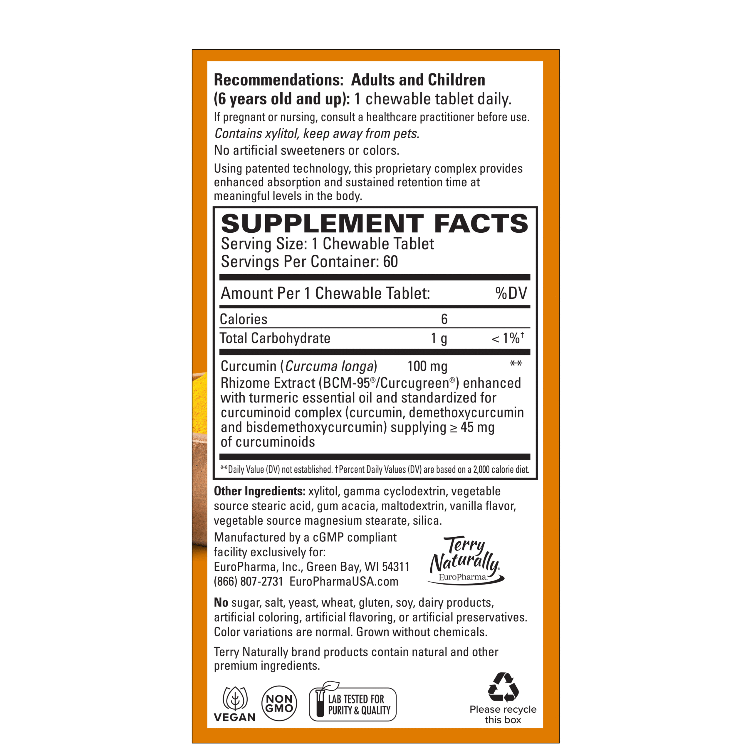 curamed chewable facts