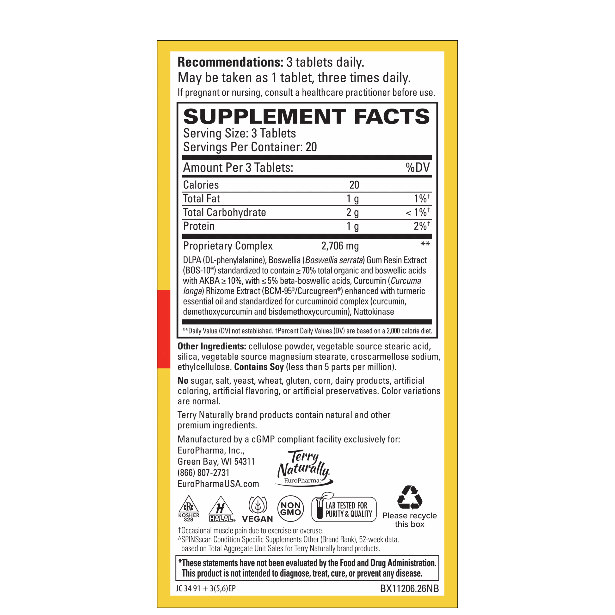 curamin extra strength facts