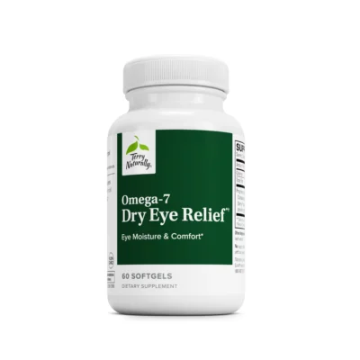 omega-7 dry eye relief bottle