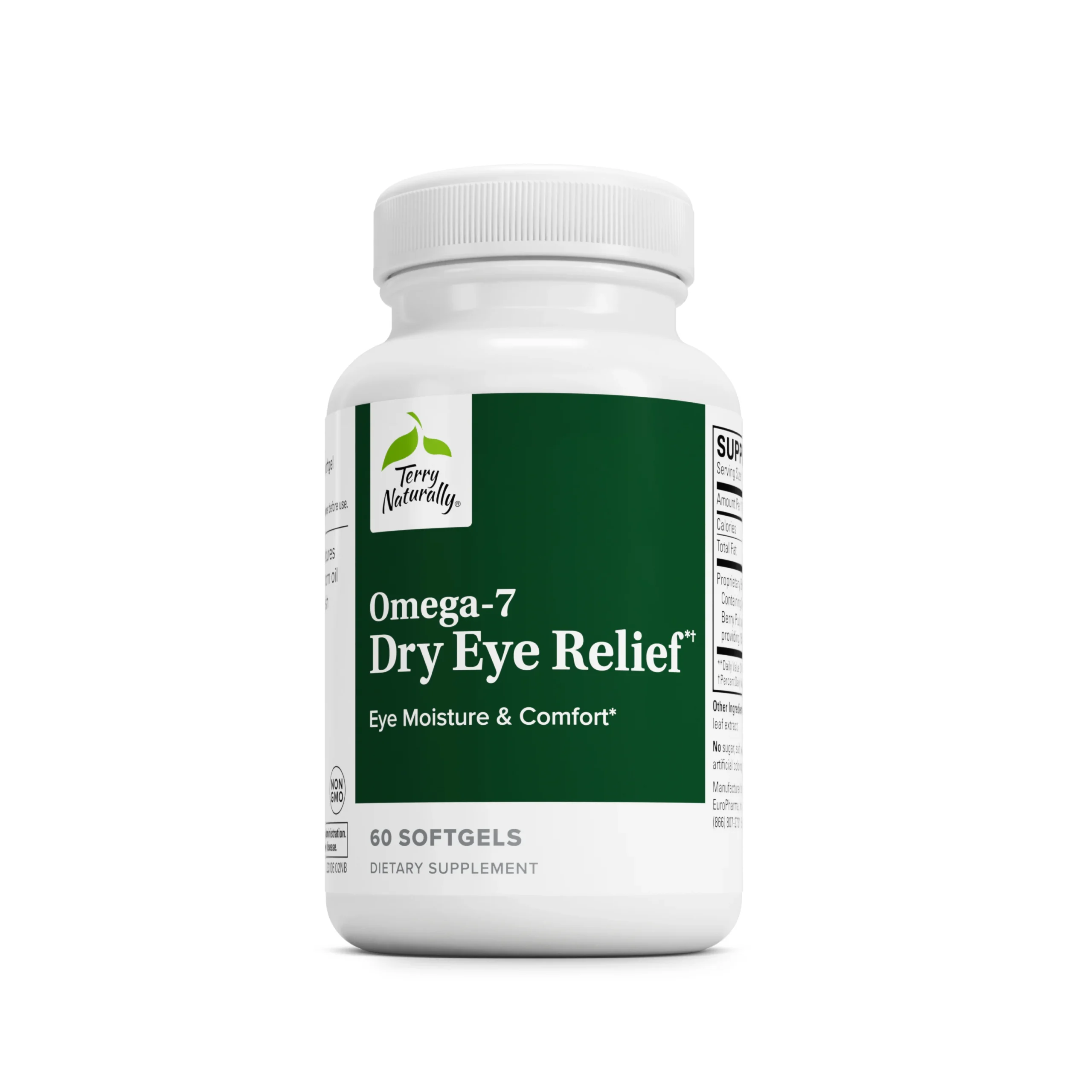omega-7 dry eye relief bottle