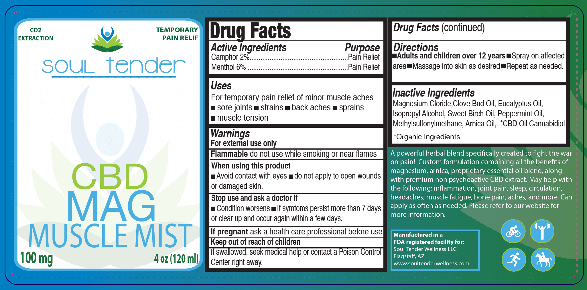 CBD Mag Muscle Mist - Image 2