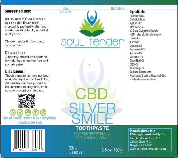 CBD Silver Smile Toothpaste - Image 2